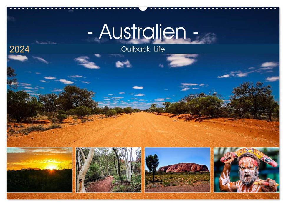 Outback Life - Australie (Calendrier mural CALVENDO 2024) 