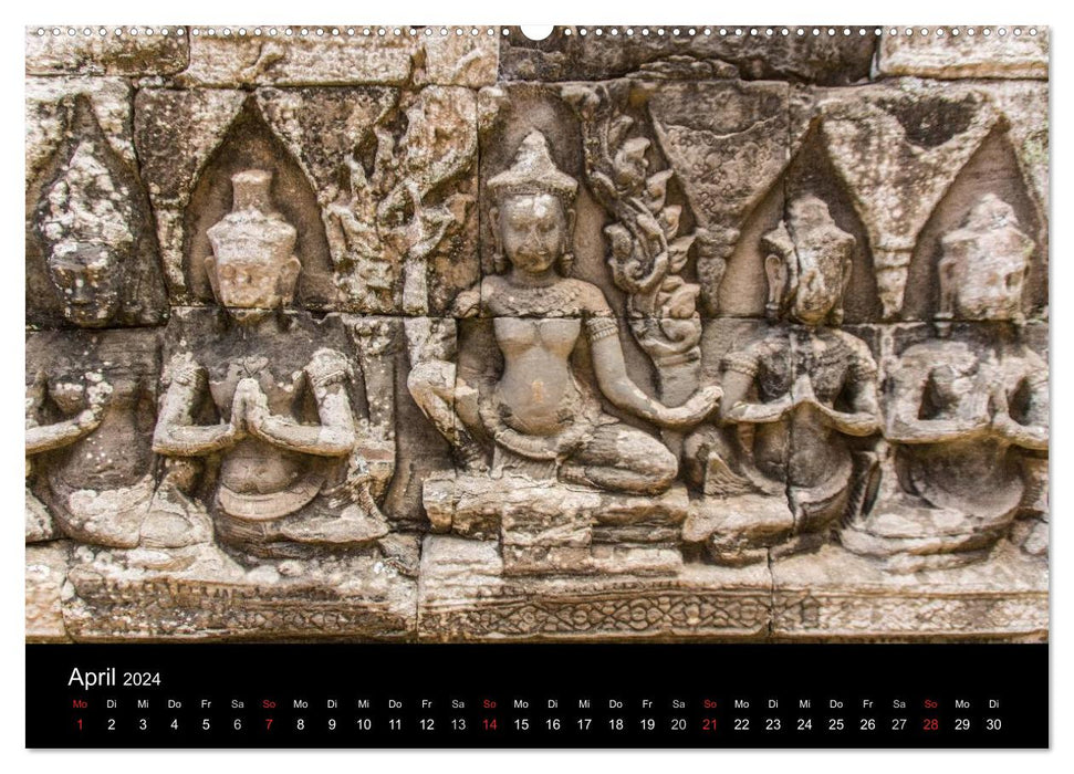 Cambodge magique (Calvendo Premium Calendrier mural 2024) 