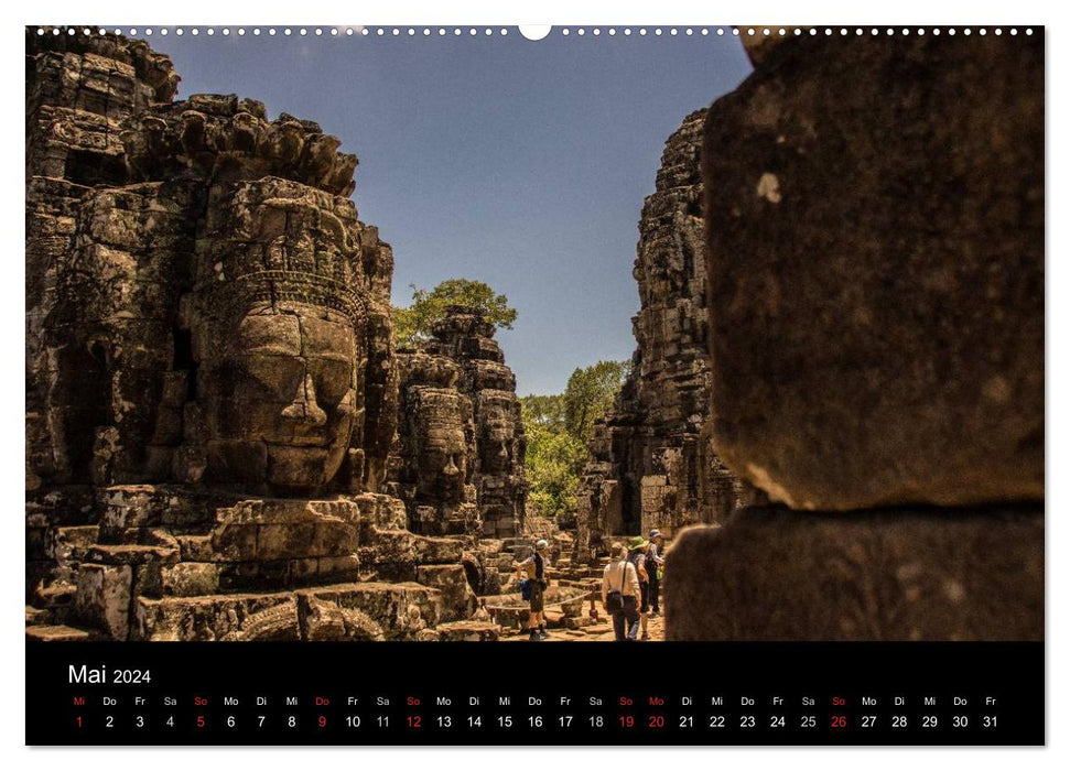 Cambodge magique (Calvendo Premium Calendrier mural 2024) 