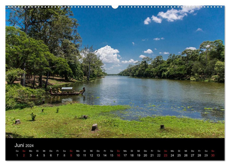 Cambodge magique (Calvendo Premium Calendrier mural 2024) 