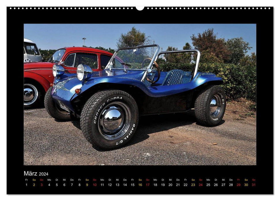 Buggys - die Kultautos der 80er (CALVENDO Wandkalender 2024)