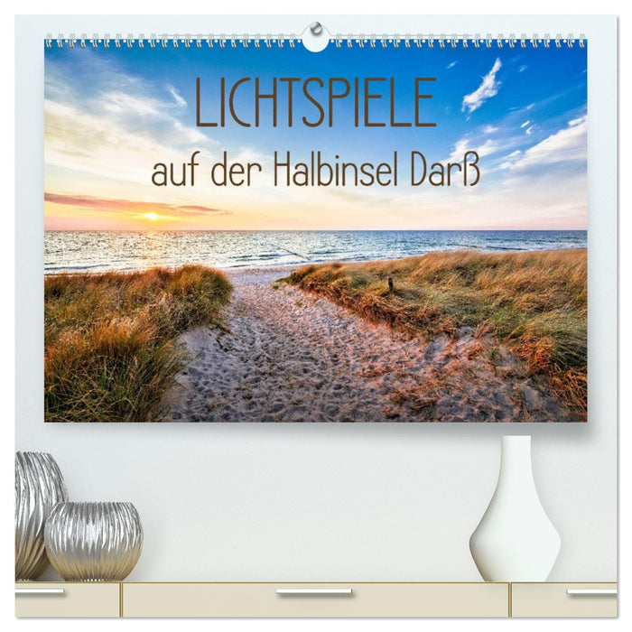 Spectacles de lumière sur la péninsule de Darß (Calendrier mural CALVENDO Premium 2024) 