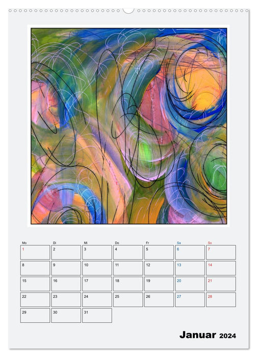 Nouvel Art Déco (Calendrier mural CALVENDO Premium 2024) 