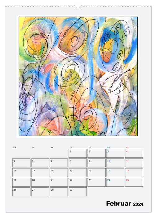 Nouvel Art Déco (Calendrier mural CALVENDO Premium 2024) 