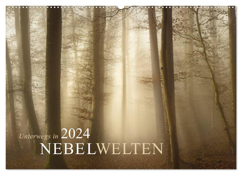 Unterwegs in Nebelwelten (CALVENDO Wandkalender 2024)