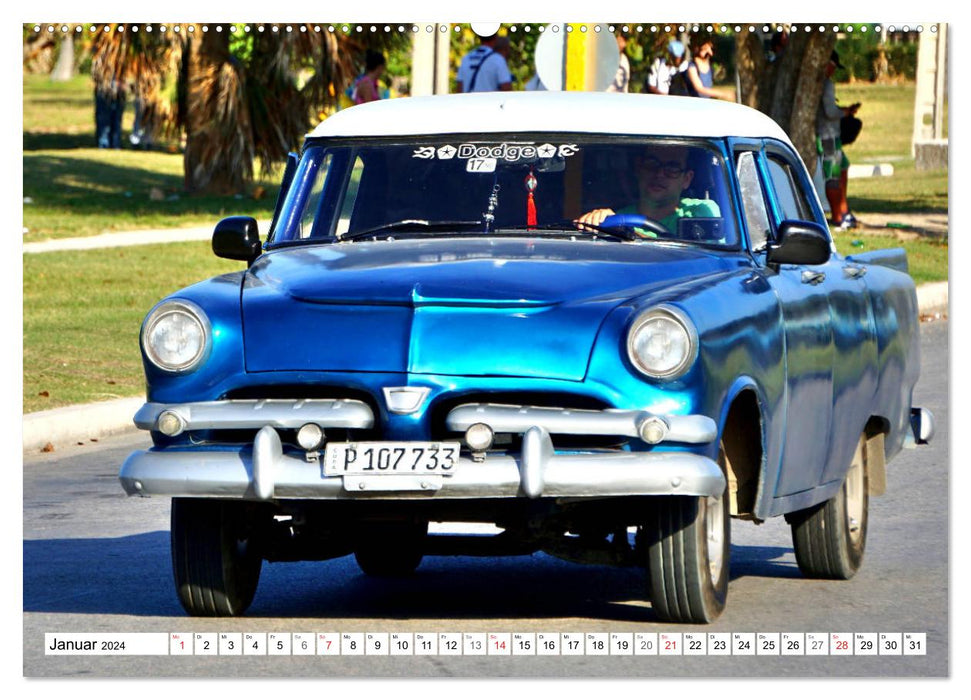 DODGE - Car legends of the 50s (CALVENDO wall calendar 2024) 