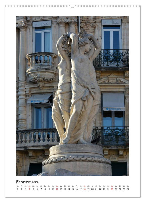 France's major cities - Montpellier (CALVENDO wall calendar 2024) 