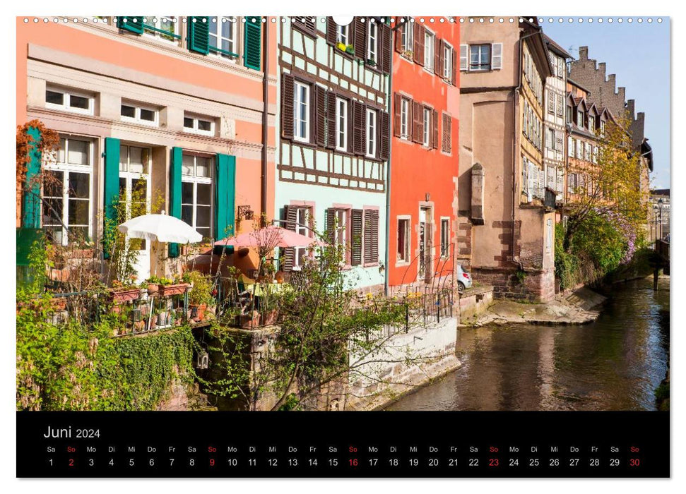 Straßburg Impressionen (CALVENDO Premium Wandkalender 2024)