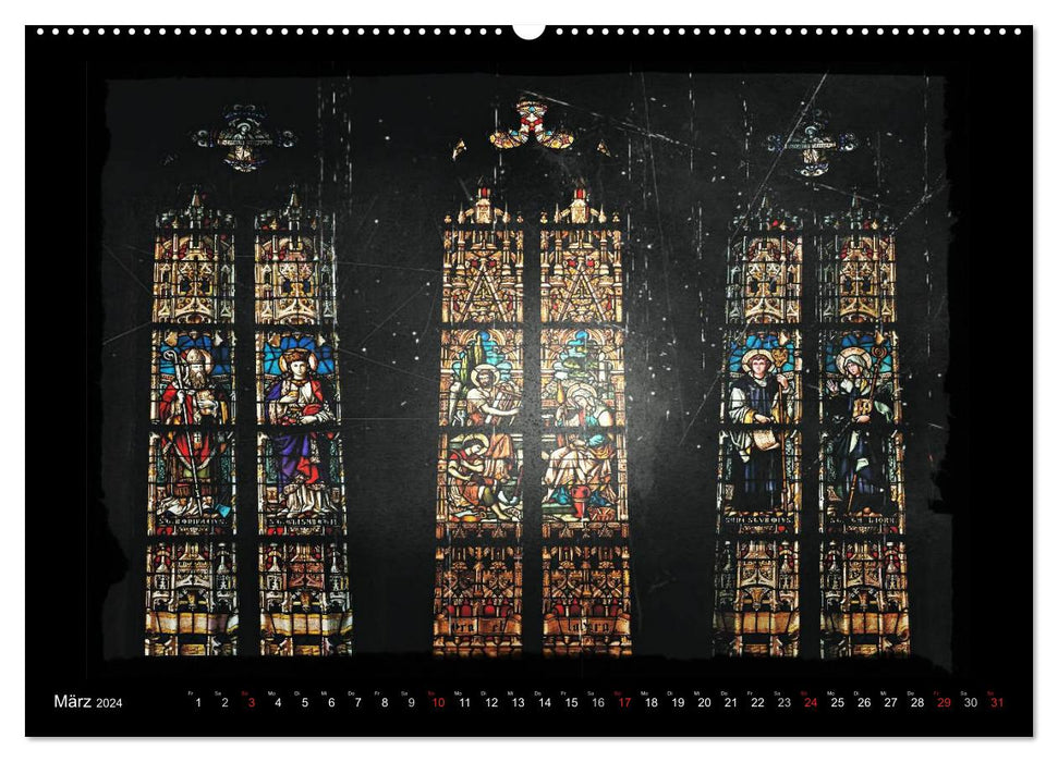 St. Bonifatius Apolda (CALVENDO Premium Wandkalender 2024)