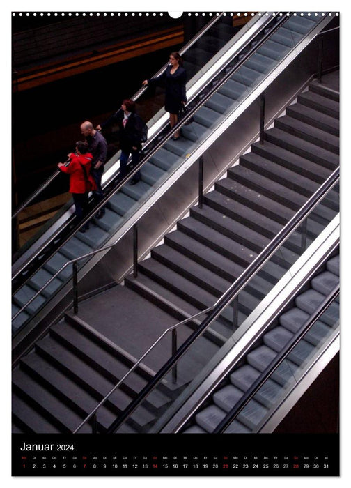 Gare centrale de Berlin (Calvendo Premium Calendrier mural 2024) 