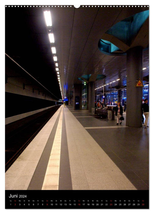 Hauptbahnhof Berlin (CALVENDO Premium Wandkalender 2024)
