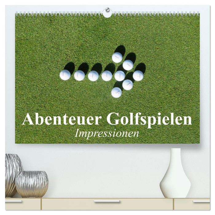 Aventure golfique. Impressions (Calendrier mural CALVENDO Premium 2024) 