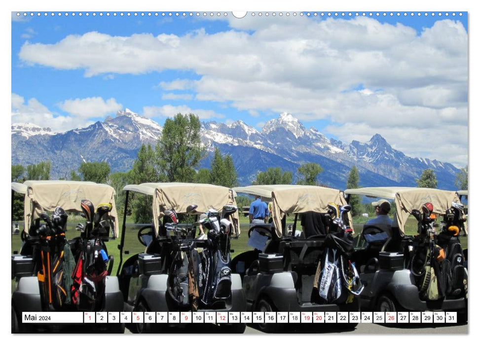Abenteuer Golfspielen. Impressionen (CALVENDO Premium Wandkalender 2024)