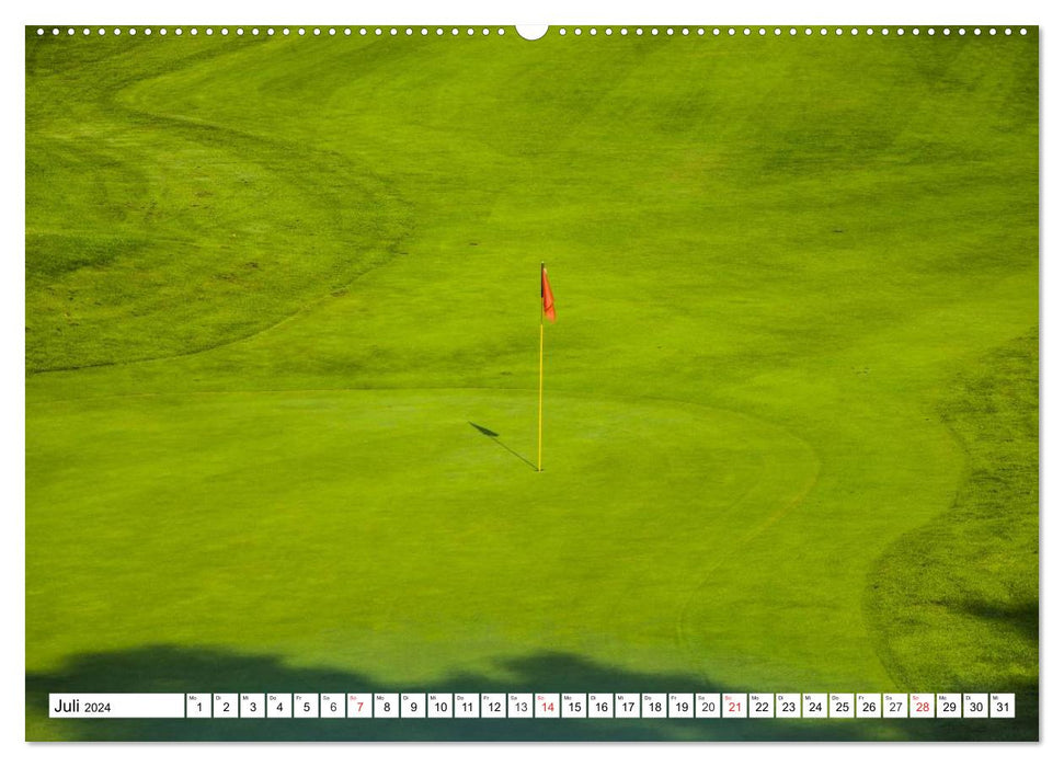 Aventure golfique. Impressions (Calendrier mural CALVENDO Premium 2024) 