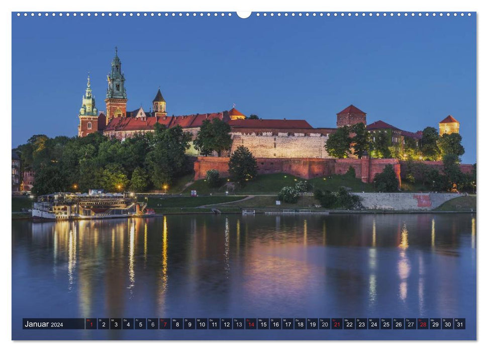 A weekend in Krakow (CALVENDO wall calendar 2024) 