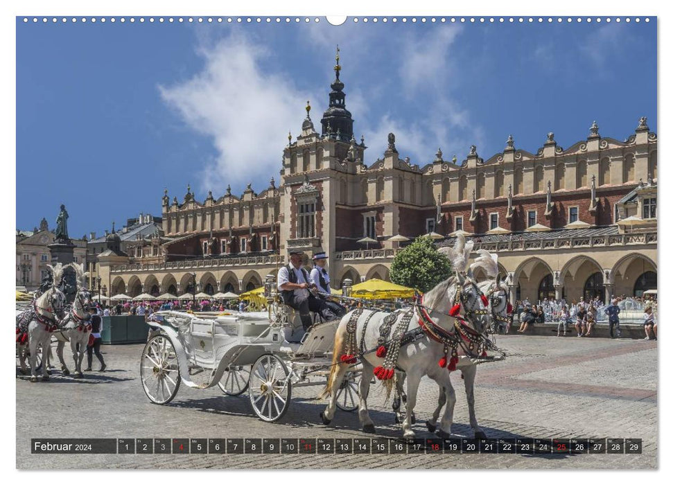 A weekend in Krakow (CALVENDO wall calendar 2024) 