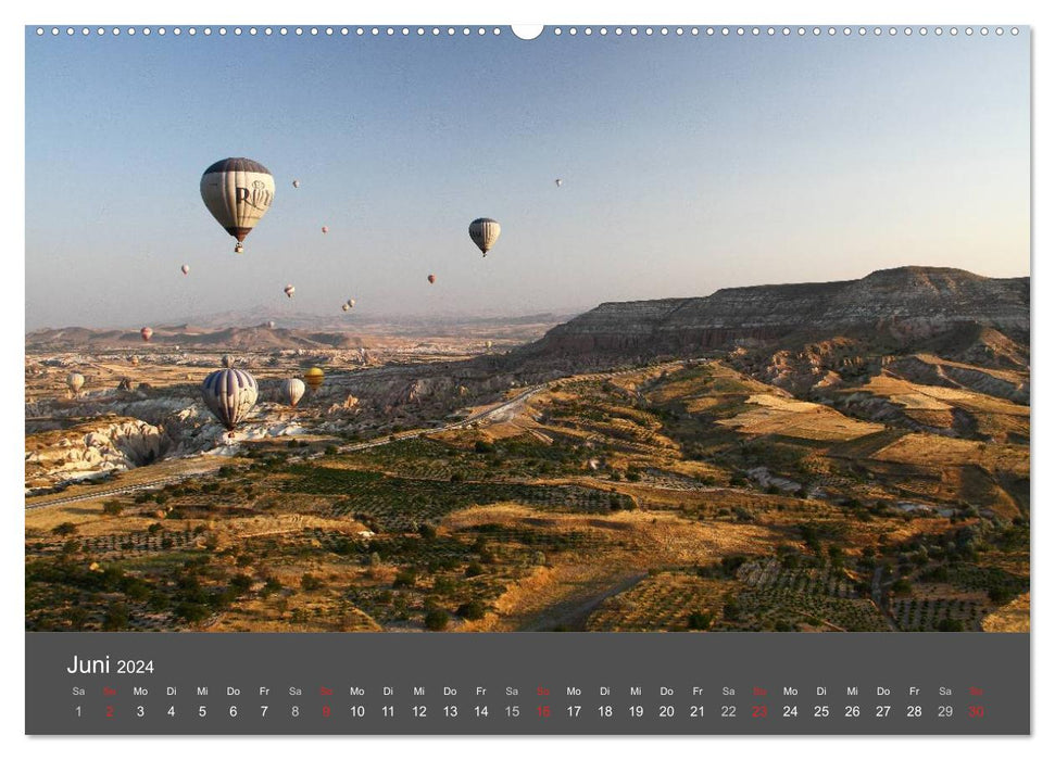 Cappadoce vue d'en haut (Calvendo Premium Wall Calendar 2024) 