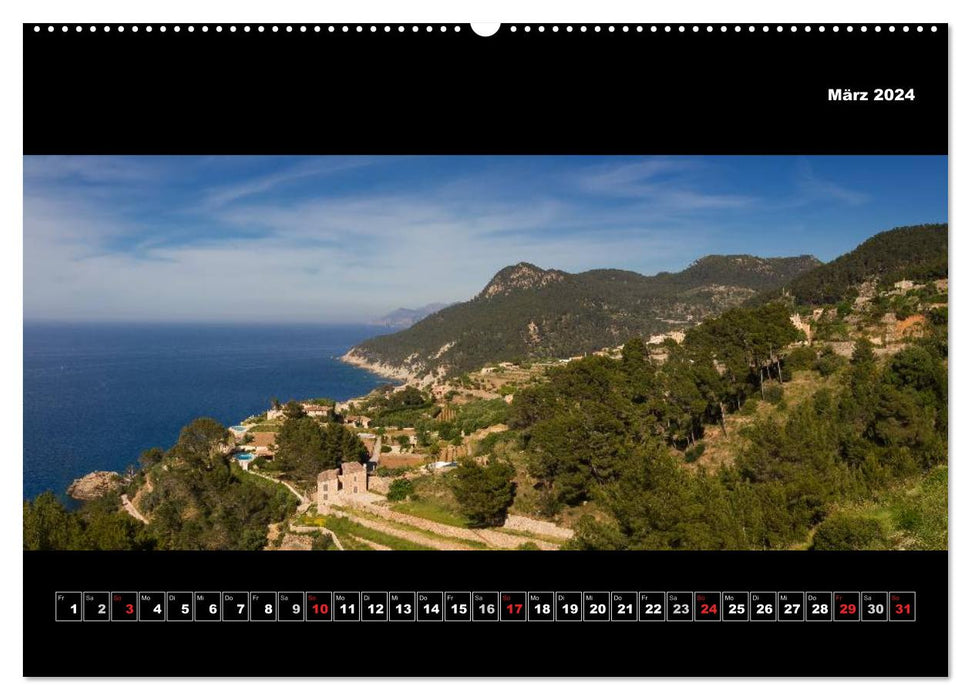 Majorque - Panoramas XXL (Calendrier mural CALVENDO Premium 2024) 