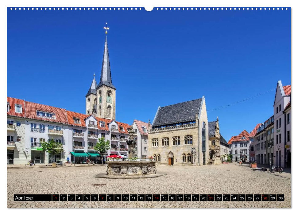 Halberstadt - Das Tor zum Harz (CALVENDO Premium Wandkalender 2024)