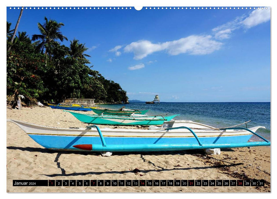 Kontrastreiche Philippinen (CALVENDO Premium Wandkalender 2024)