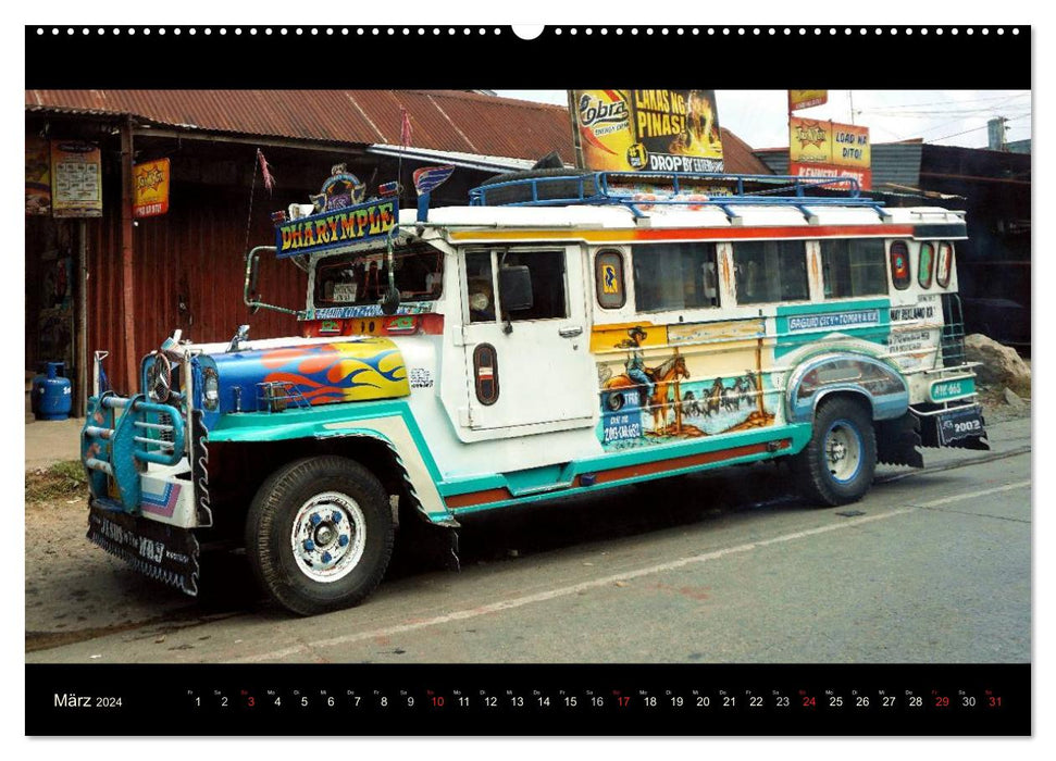 Jeepneys (CALVENDO Premium Wandkalender 2024)