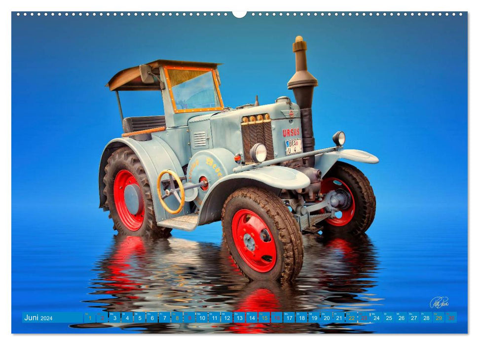 Traktor - Oldtimer (CALVENDO Premium Wandkalender 2024)