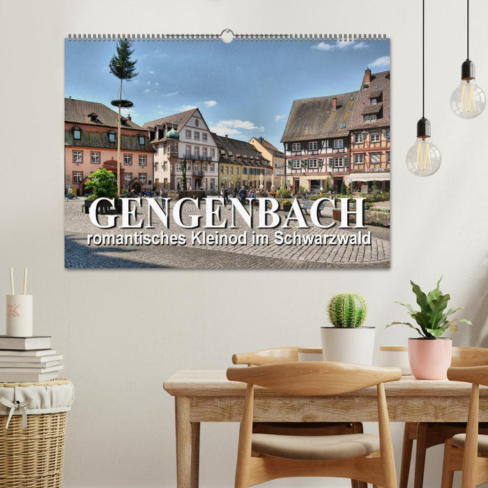 Gengenbach - joyau romantique de la Forêt-Noire (calendrier mural CALVENDO 2024) 