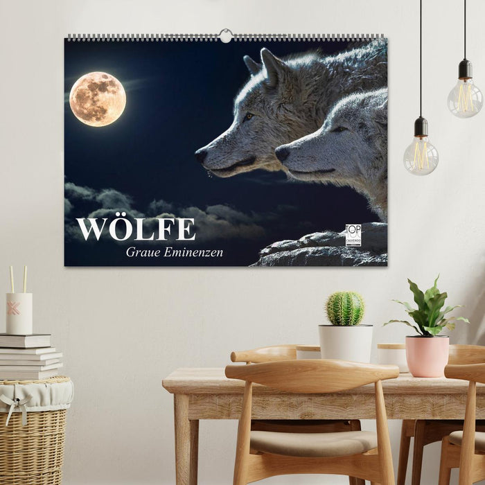 Wolves. Gray eminences (CALVENDO wall calendar 2024) 