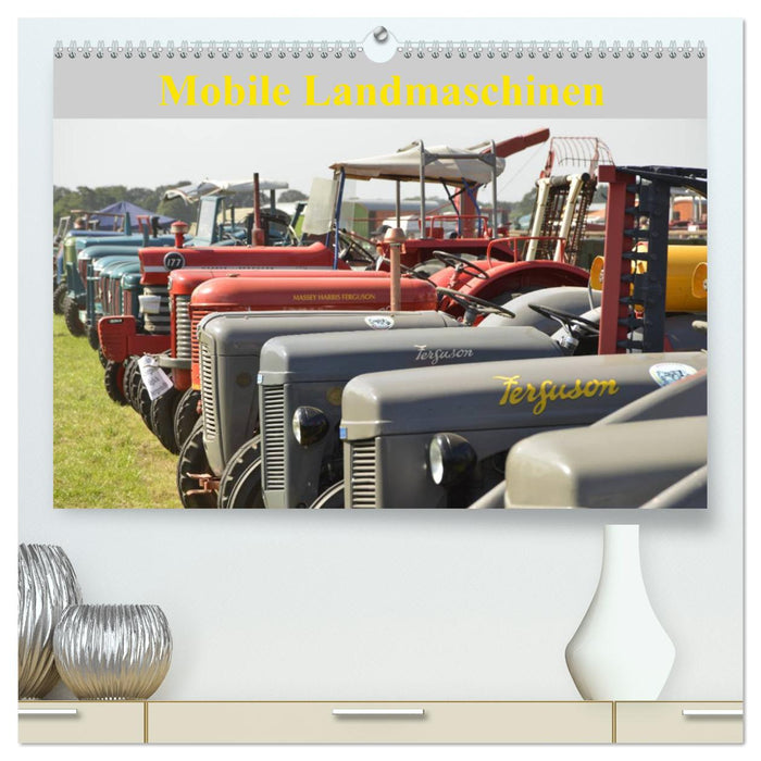 Mobile agricultural machinery (CALVENDO Premium wall calendar 2024) 