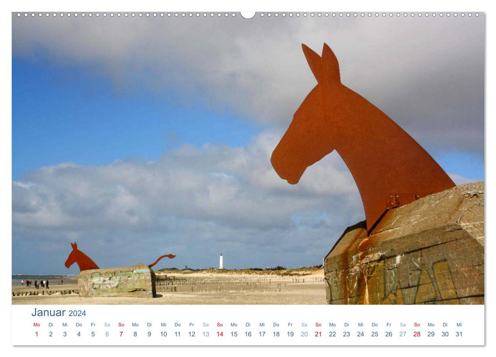 Blåvand 2024 (Blåvand). Impressions of Denmark's North Sea coast (CALVENDO Premium Wall Calendar 2024) 