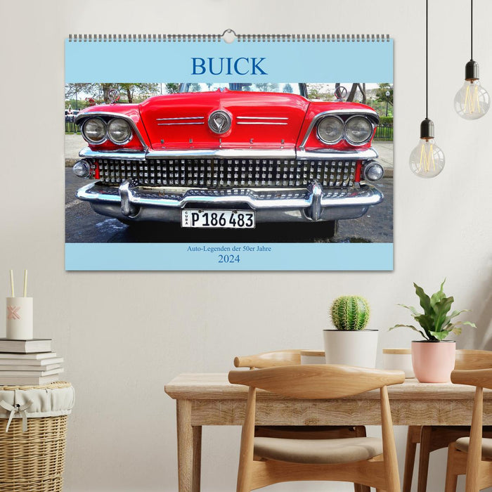 BUICK - Légendes automobiles des années 50 (Calendrier mural CALVENDO 2024) 