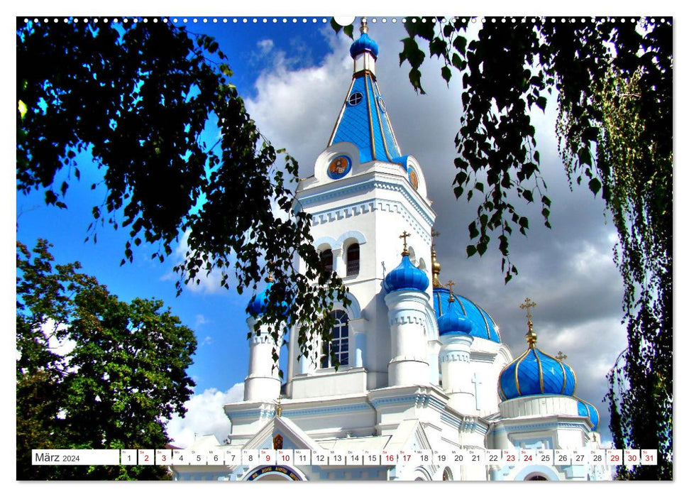 Mitau-Jelgava - Courland's picturesque capital (CALVENDO Premium Wall Calendar 2024) 