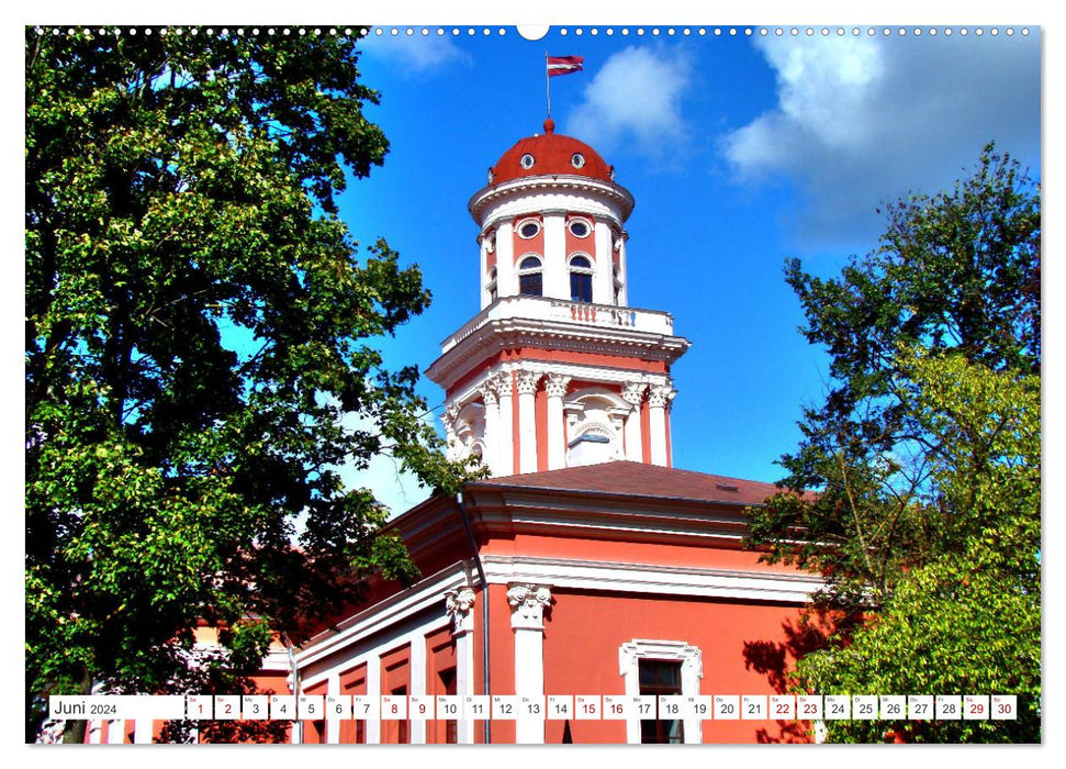 Mitau-Jelgava - Courland's picturesque capital (CALVENDO Premium Wall Calendar 2024) 