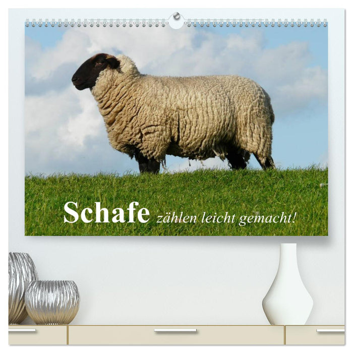 Counting sheep made easy! (CALVENDO Premium Wall Calendar 2024) 