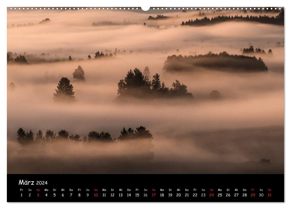 The fascination of morning light (CALVENDO wall calendar 2024) 
