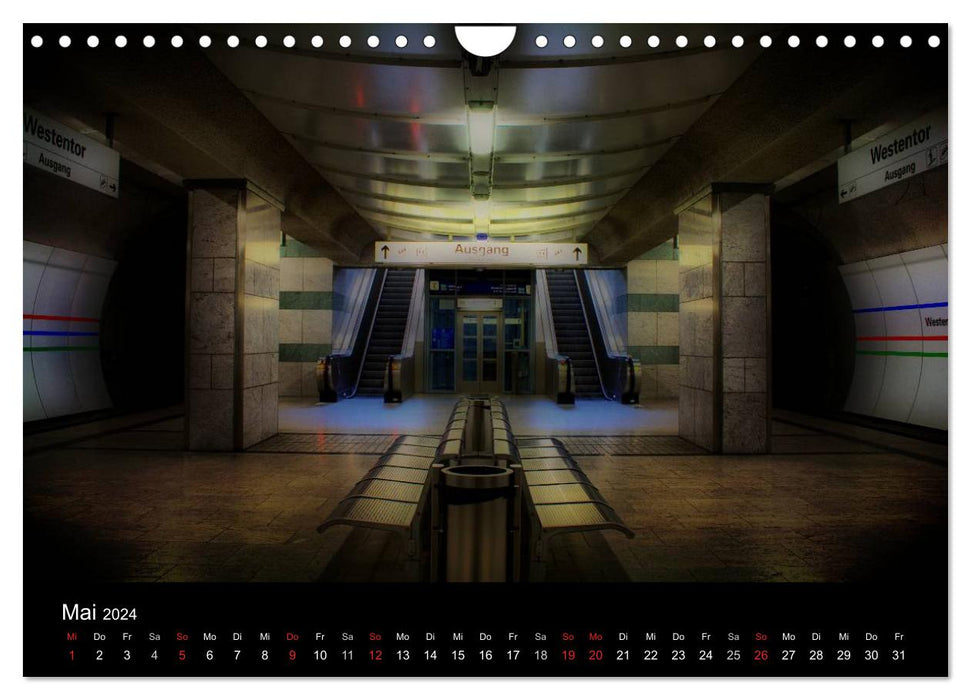 Ruhrgebiet im HDR Feeling (CALVENDO Wandkalender 2024)