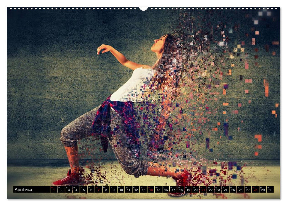 The Dance Explosion (CALVENDO Premium Wall Calendar 2024) 