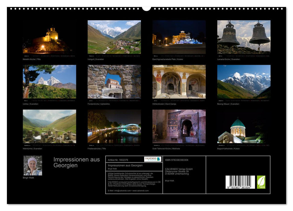 Impressions from Georgia (CALVENDO Premium Wall Calendar 2024) 