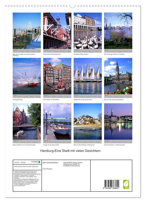 Hamburg - A city with many faces (CALVENDO Premium Wall Calendar 2024) 