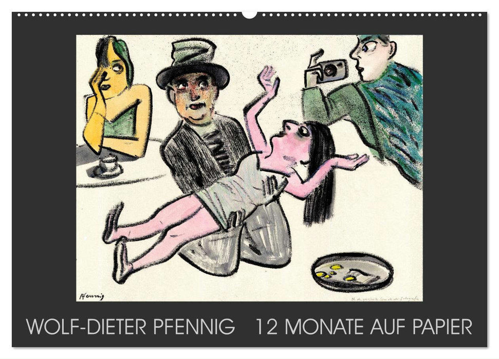 Wolf-Dieter Pfenning – 12 Monate auf Papier (CALVENDO Wandkalender 2024)