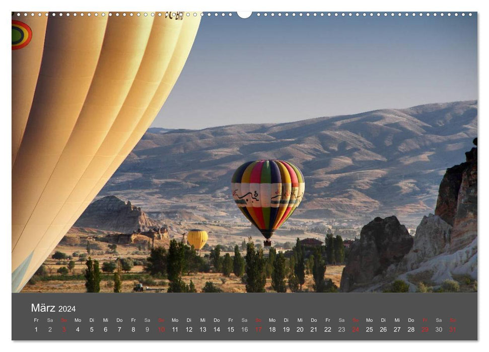 Cappadocia from above (CALVENDO wall calendar 2024) 