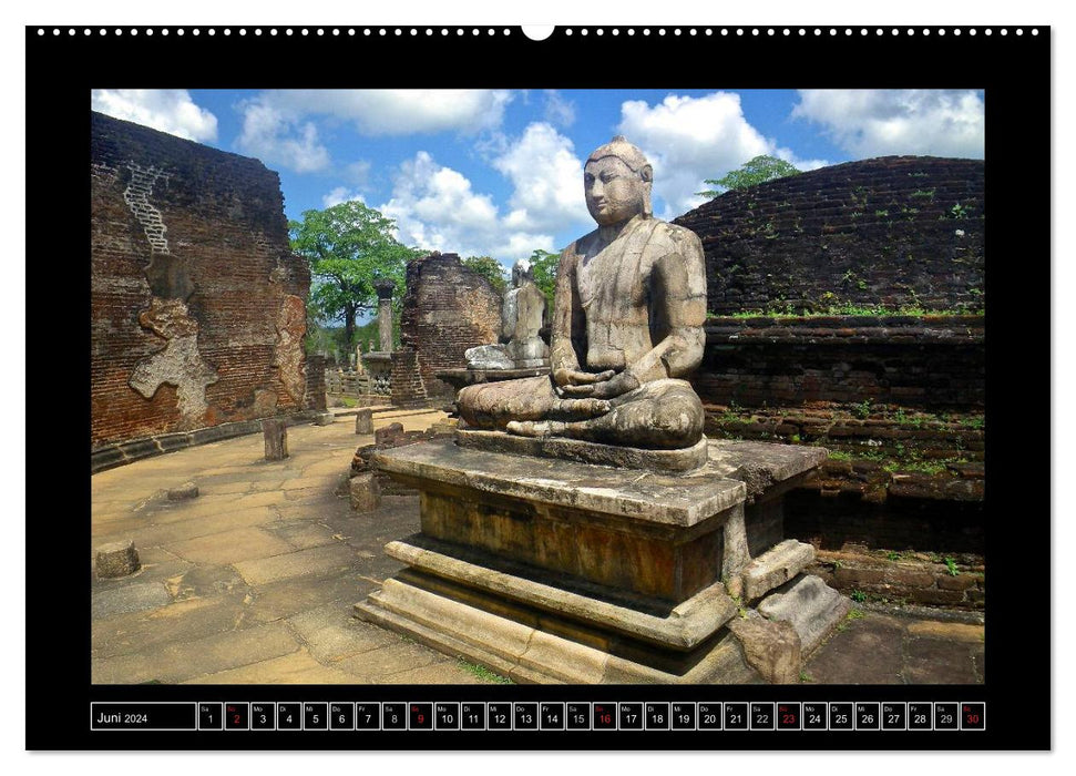 Faits saillants culturels du Sri Lanka 2024 (Calvendo Premium Wall Calendar 2024) 