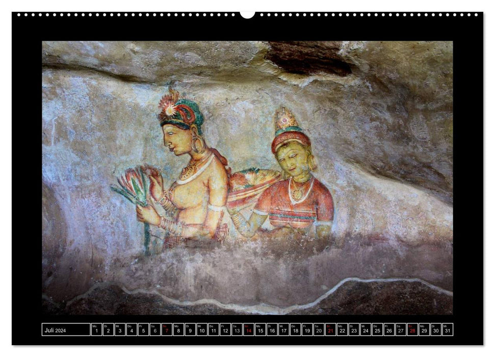 Sri Lanka 2024 Cultural Highlights (CALVENDO Premium Wall Calendar 2024) 