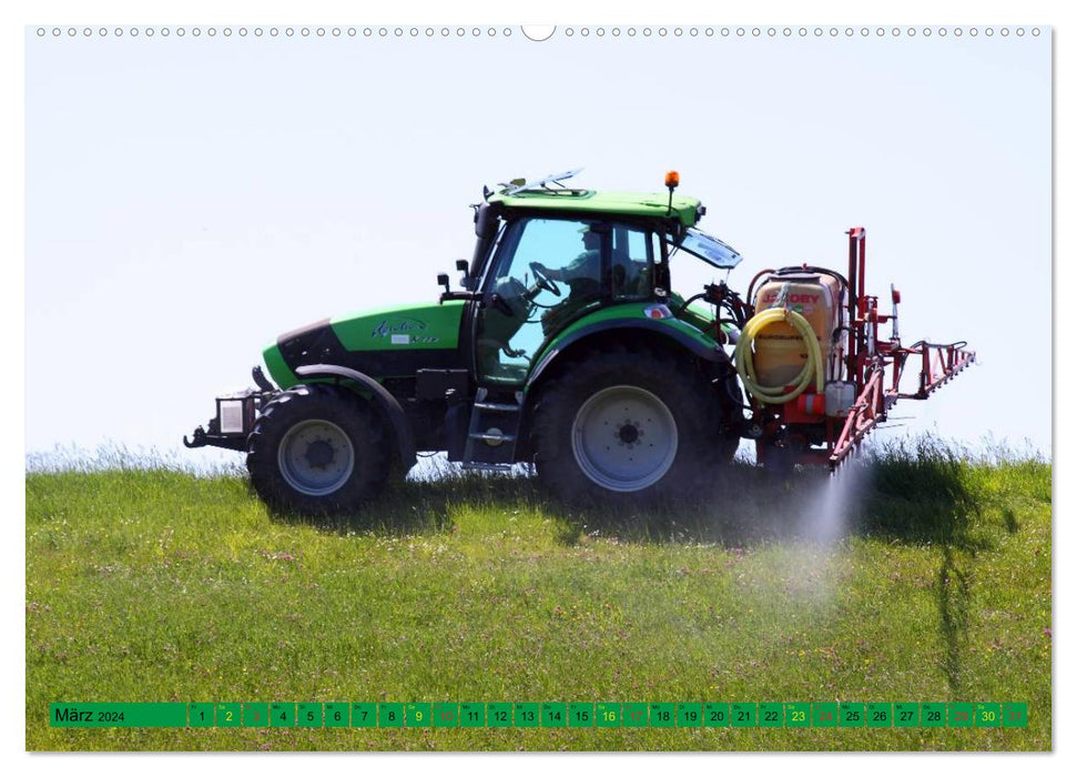 Agriculture - Machines in Use (CALVENDO Premium Wall Calendar 2024) 