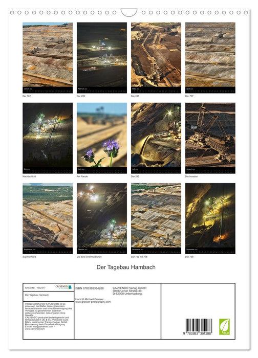 Der Tagebau Hambach (CALVENDO Wandkalender 2024)