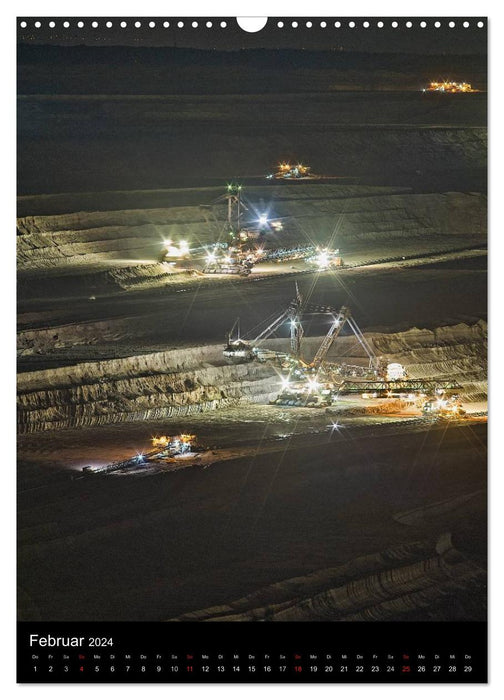 The Hambach opencast mine (CALVENDO wall calendar 2024) 