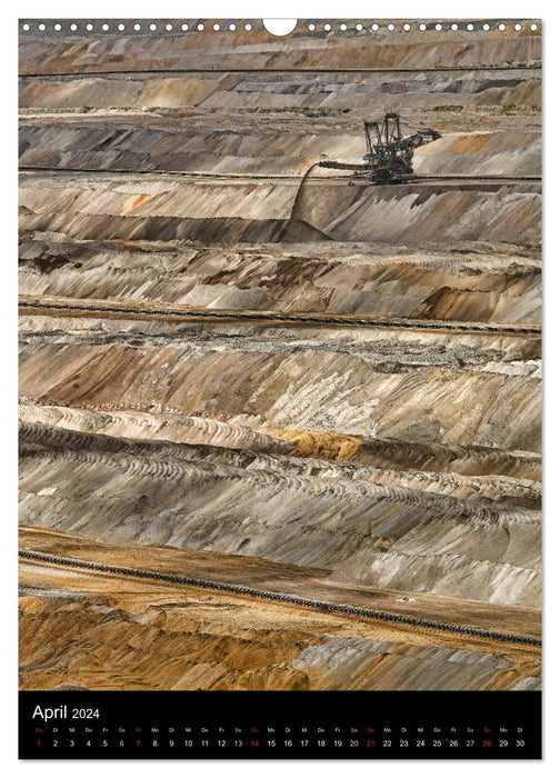 La mine à ciel ouvert de Hambach (calendrier mural CALVENDO 2024) 
