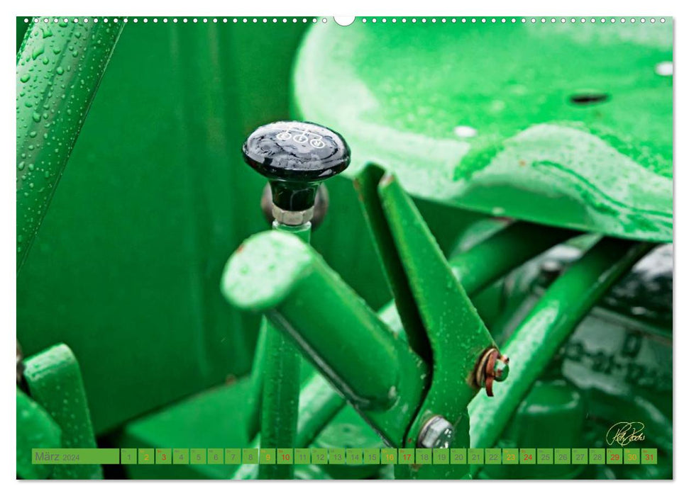Traktoren Oldtimer - Teile des Ganzen (CALVENDO Wandkalender 2024)