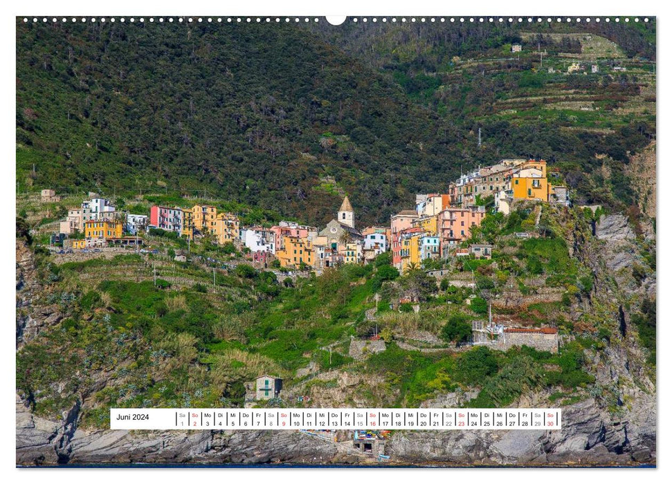 Cinque Terre Sentiero Azzurro (CALVENDO Premium Wall Calendar 2024) 