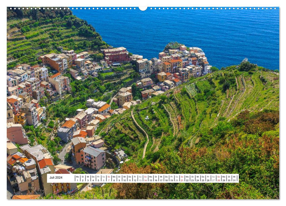 Cinque Terre Sentiero Azzurro (Calvendo Premium Calendrier mural 2024) 